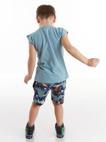 Denokids 2tlg. Outfit "Titan" in Hellblau/ Blau