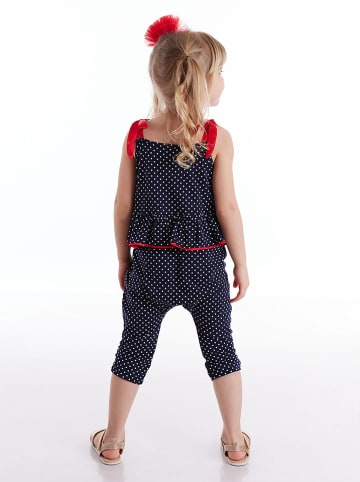 Denokids Jumpsuit "Cat" donkerblauw