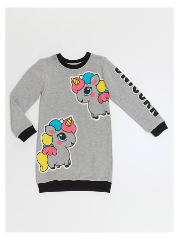 Denokids Sukienka w kolorze szarym