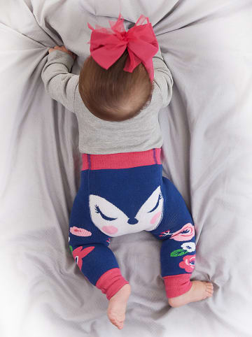 Denokids 2-delige outfit "Fox" grijs/blauw