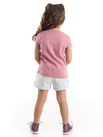 Denokids 2tlg. Outfit in Rosa/ Hellgrau