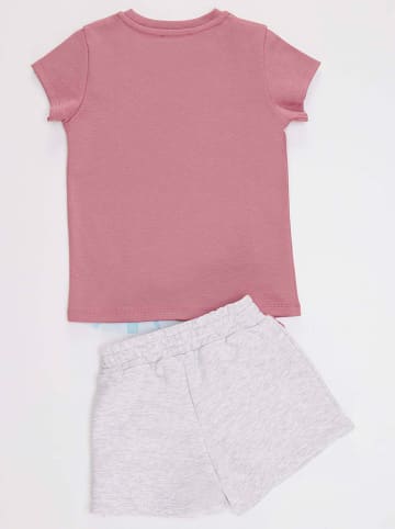 Denokids 2-delige outfit lichtroze/lichtgrijs