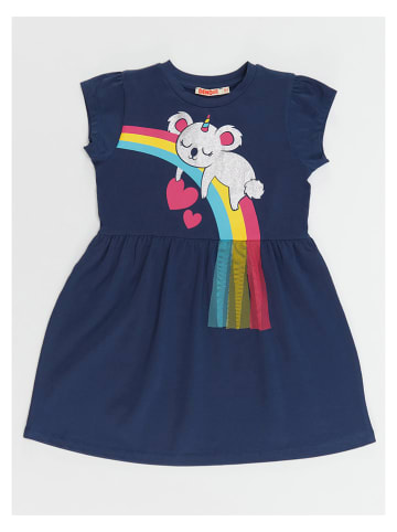 Denokids Sukienka "Silver Koala" w kolorze granatowym
