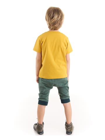 Denokids 2tlg. Outfit "Monster Truck" in Gelb/ Braun