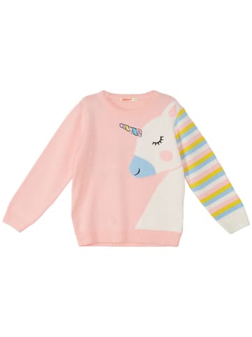 Denokids Sweter "Unicorn" w kolorze jasnoróżowym