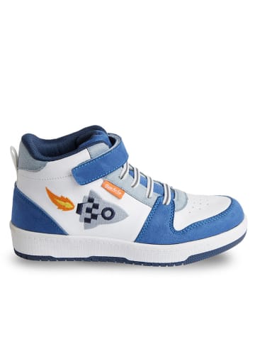 Denokids Sneakers "Rocket High Top" wit/blauw