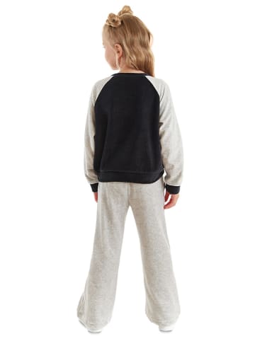 Denokids 2tlg. Outfit "Twin Gazelle" in Grau/ Dunkelblau
