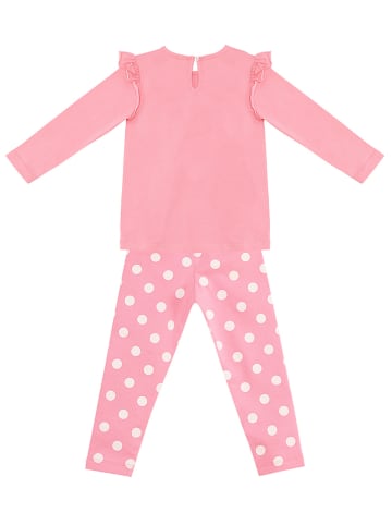 Denokids 2-delige outfit "Little Lamb" lichtroze