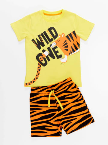 Denokids 2-częściowy zestaw "Wild One" w kolorze żółto-pomarańczowym