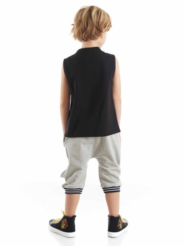 Denokids 2tlg. Outfit "Shark Attack" in Schwarz/ Grau
