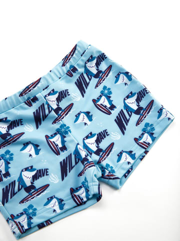 Denokids Zwemshort "Shark" lichtblauw