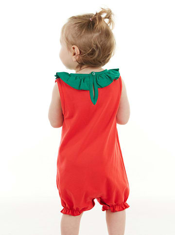 Denokids Jumpsuit "Strawberry" rood