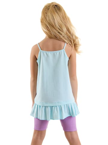 Denokids 2-delige outfit "Best Friends" lichtblauw/paars