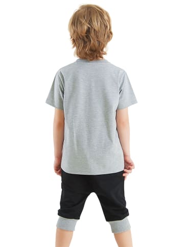 Denokids 2-delige outfit "Brave Boy" zwart/grijs