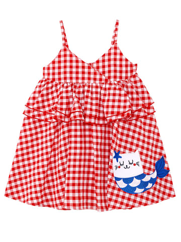 Denokids Jurk "Sea Cat" rood/wit