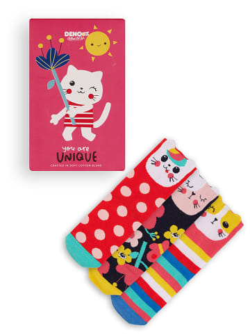 Denokids Skarpety (3 pary) ze wzorem