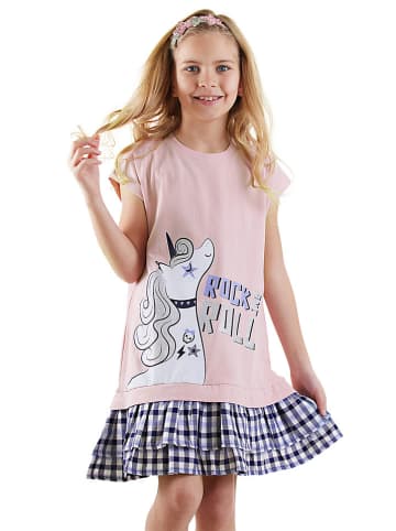 Denokids Sukienka w kolorze jasnoróżowym