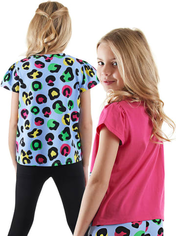 Denokids 2er-Set: Shirts in Pink/ Hellblau