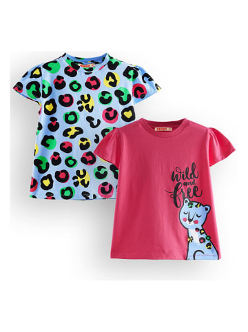 Denokids 2er-Set: Shirts in Pink/ Hellblau