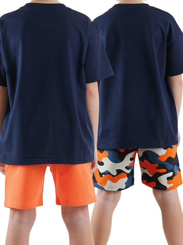 Denokids 2er-Set: Shorts in Orange