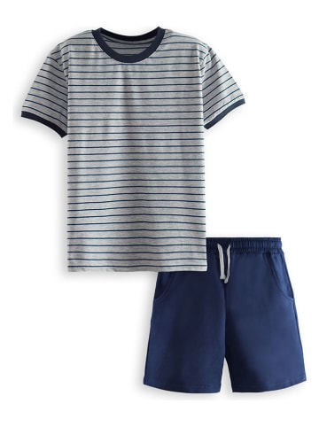 Denokids 2tlg. Outfit in Dunkelblau/ Grau