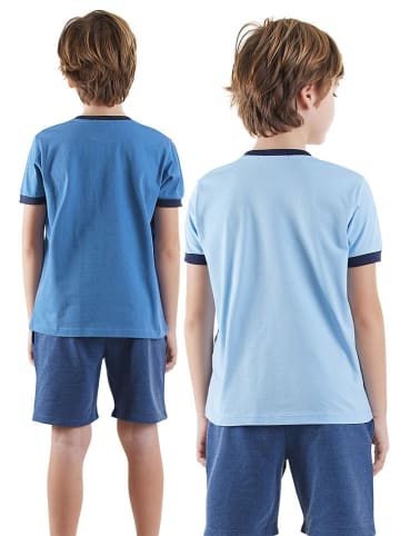 Denokids 2er-Set: Shirts in Blau/ Hellblau