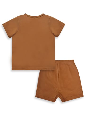 Denokids 2tlg. Outfit "Dino" in Hellbraun