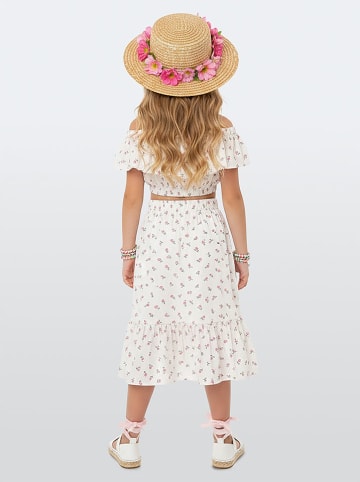 Denokids 2-delige outfit crème