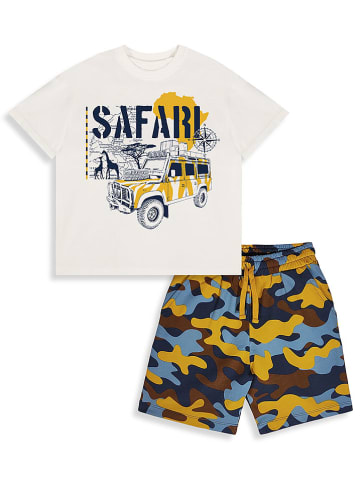 Denokids 2-częściowy zestaw w kolorze biało-żółtym