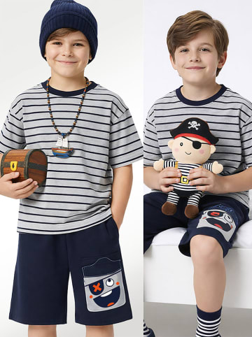 Denokids 2-częściowy zestaw w kolorze granatowo-szarym