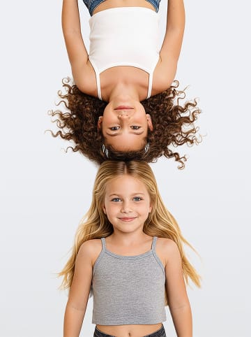 Denokids 2-delige set: tops grijs