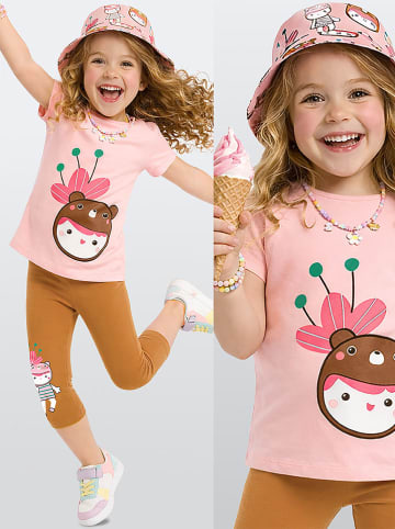 Denokids 2tlg. Outfit in Rosa/ Hellbraun