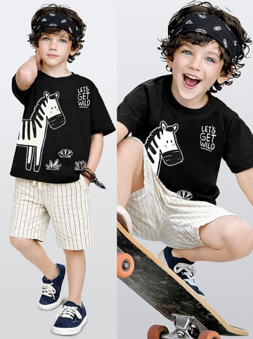 Denokids 2tlg. Outfit in Schwarz/ Creme
