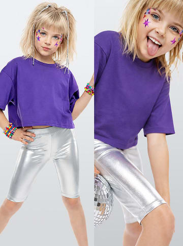 Denokids Short zilverkleurig