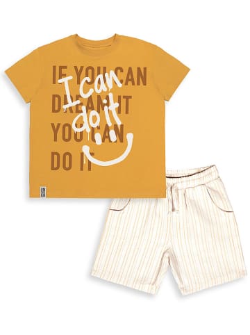 Denokids 2tlg. Outfit in Gelb/ Creme