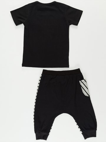 Denokids 2-częściowy zestaw "DD" w kolorze szaro-czarnym