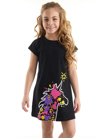 Denokids Jurk "Unicorn Splash" zwart