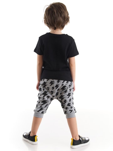 Denokids 2tlg. Outfit "Be Brave" in Schwarz/ Grau