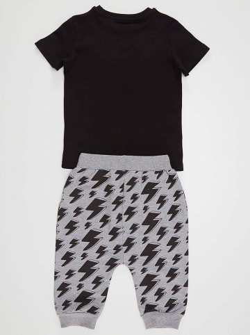 Denokids 2-częściowy zestaw "Be Brave" w kolorze szaro-czarnym