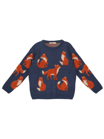 Denokids Trui "Fox" donkerblauw