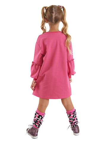 Denokids Jurk "Leopard Zebra" roze