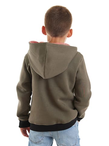 Denokids Sweatjacke "Nope" in Khaki