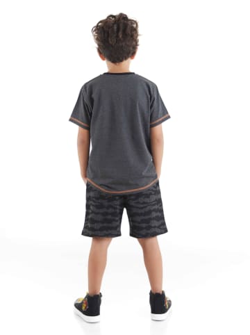 Denokids 2-delige outfit "Glider" grijs