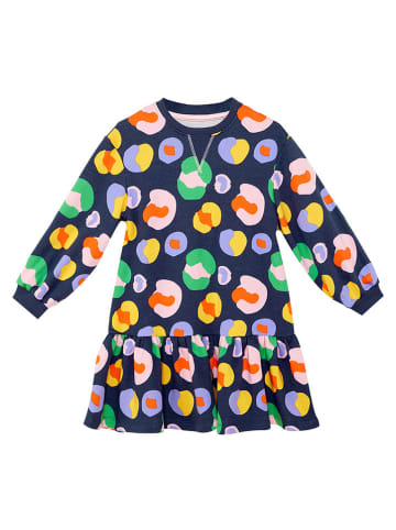 Denokids Jurk "Flowers Girl" donkerblauw