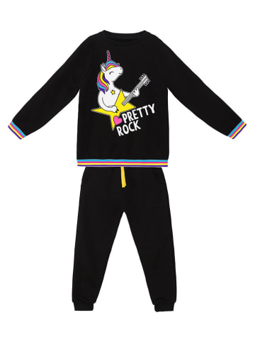 Denokids 2tlg. Outfit "Rock Unicorn" in Schwarz