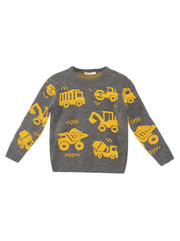 Denokids Trui "Construction Tools" antraciet