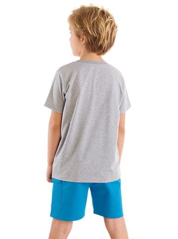 Denokids 2tlg. Outfit "Explorer in Grau/ Blau