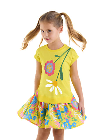 Denokids Kleid "Flower Garden" in Gelb