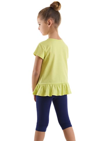 Denokids 2-delige outfit geel