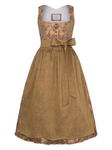 Alpenfee Dirndl "Tatjana" in Camel